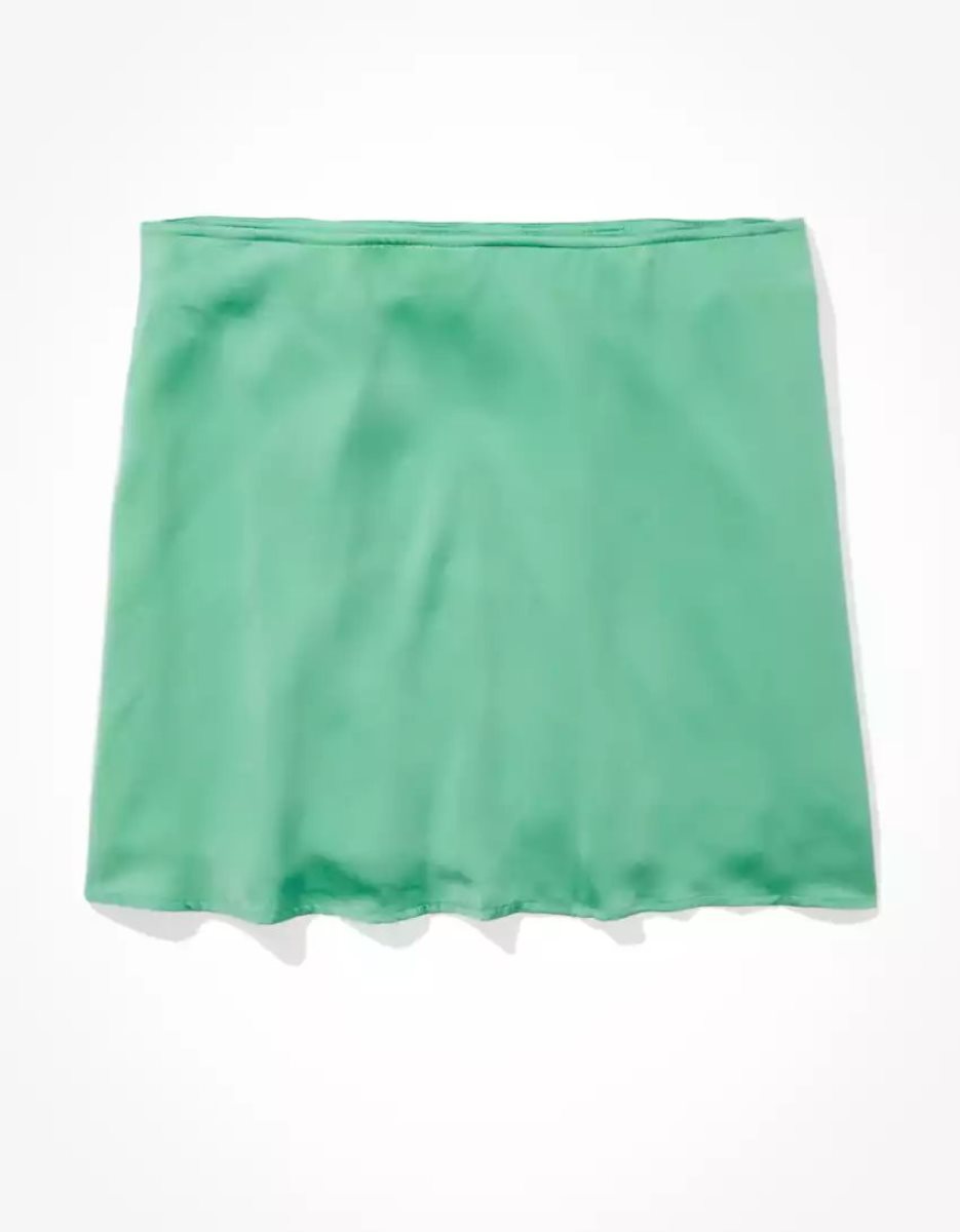 Jupes American Eagle AE Silky Mini Vert Clair Femme | KIL-88786237